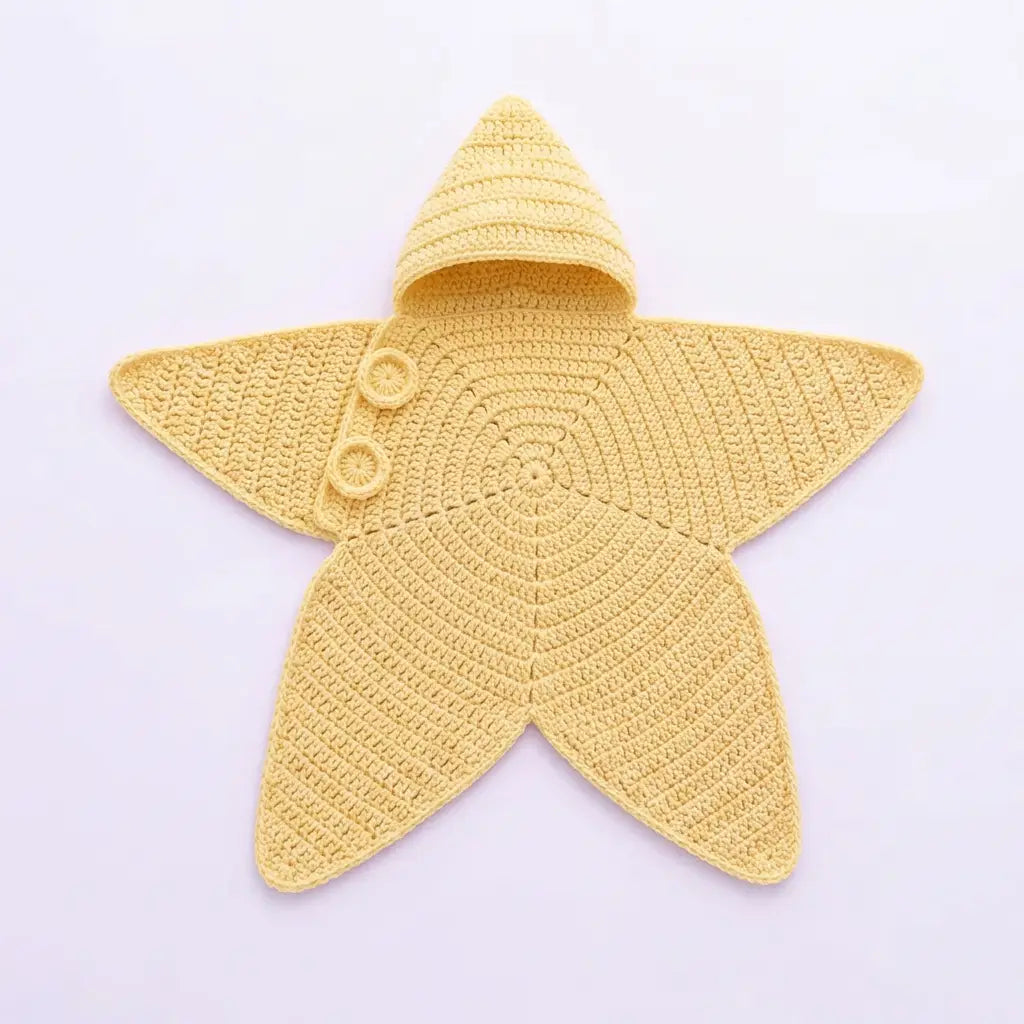 L'Étoile Filante — nid d'ange étoile à capuche, crochet