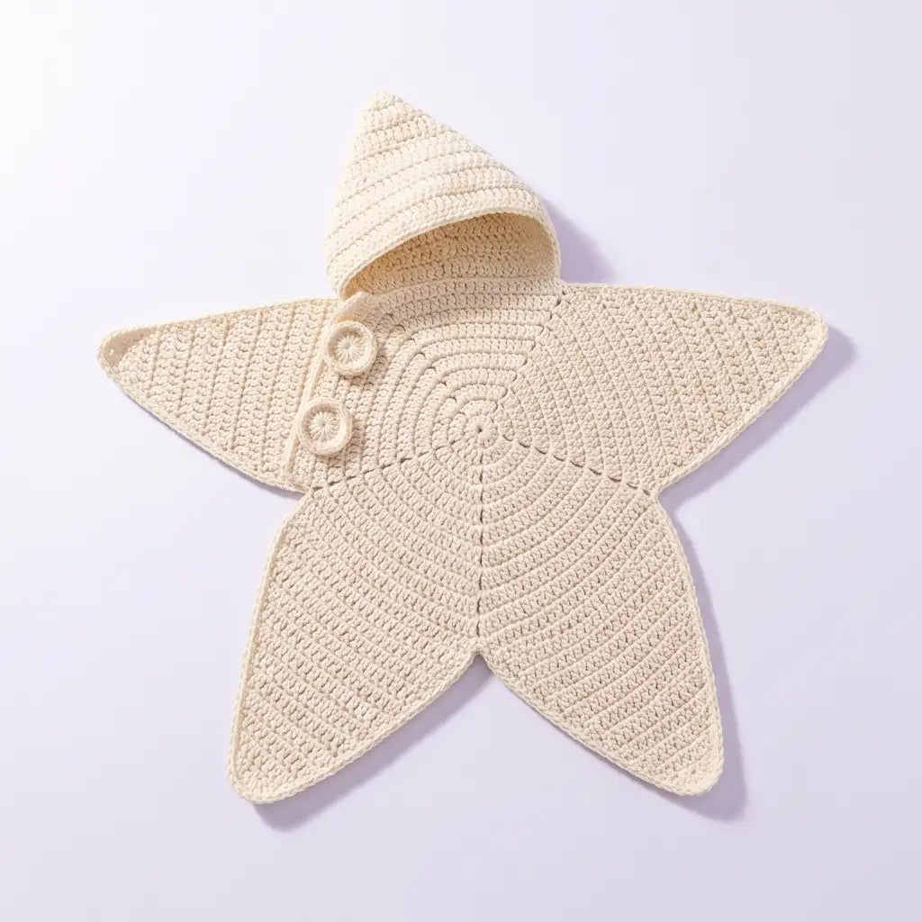 L'Étoile Filante — nid d'ange étoile à capuche, crochet
