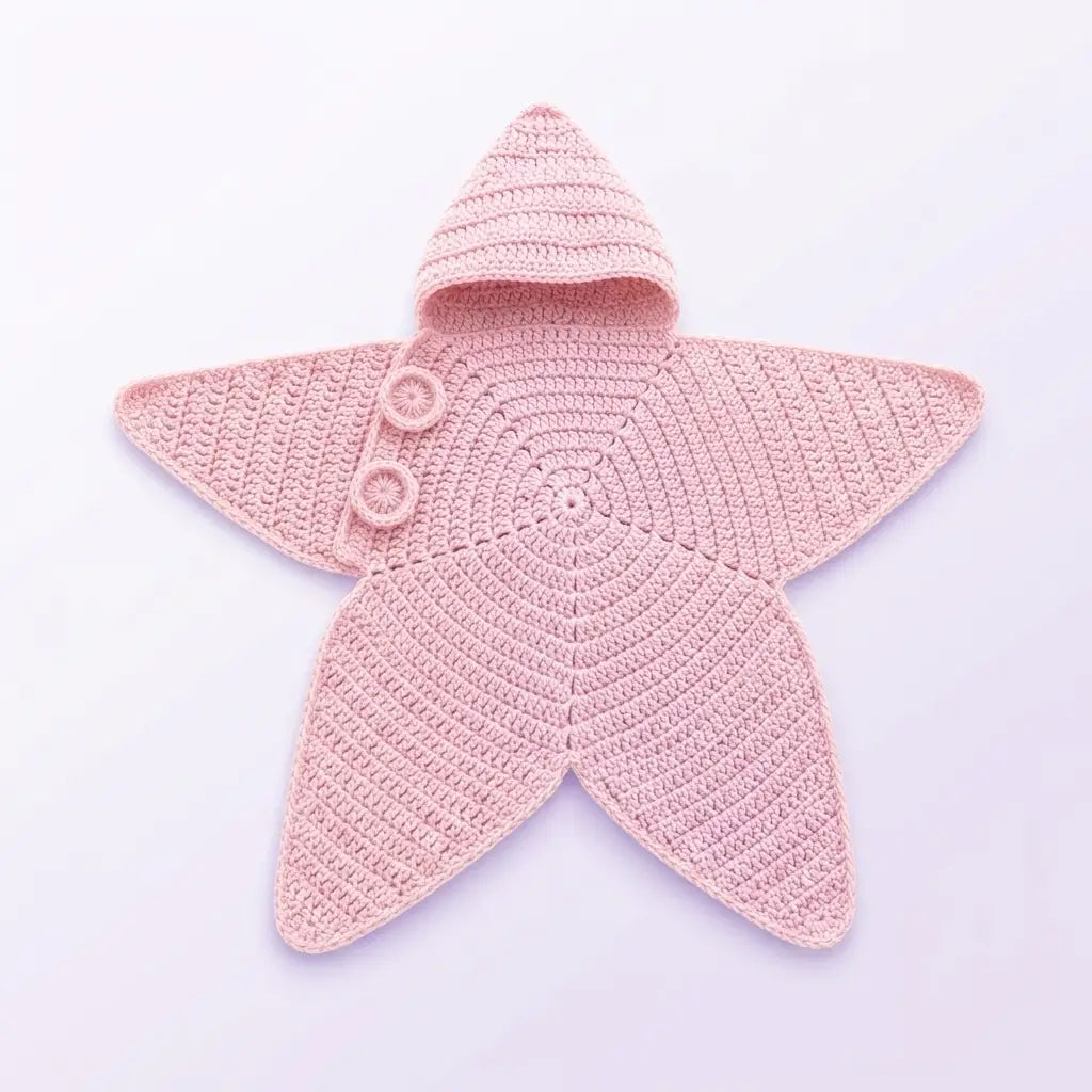 L'Étoile Filante — nid d'ange étoile à capuche, crochet