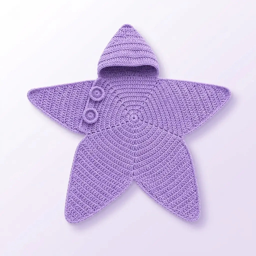 L'Étoile Filante — nid d'ange étoile à capuche, crochet